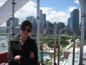On the Ferris Wheel above Chicago